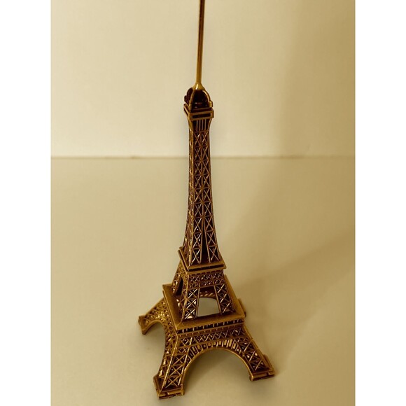 Elegant Paris Eiffel Tower Bronze Memo & Photo Metal Clip Holder - Picture 3 of 5